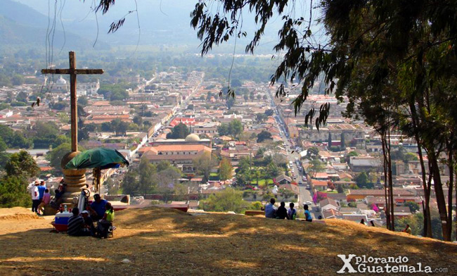Mirador del Cerro de la Cruz en La Antigua Guatemala