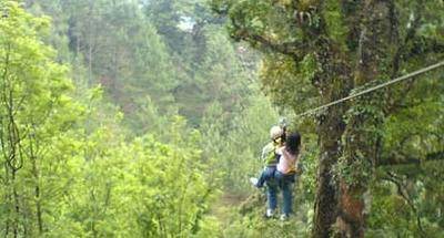 Volar sobre el Pino Dulce en Jalapa