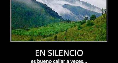 Entre menos ruido mejor