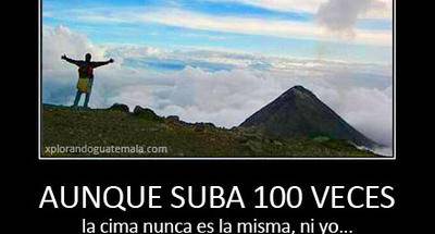 Una cima tras otra, la pasión de subir volcanes