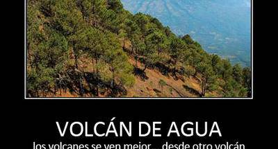 La mejor forma de apreciar un volcán