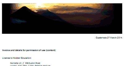 Hodder Education has no rights over content for publication