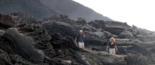 - El humeante volcán Pacaya