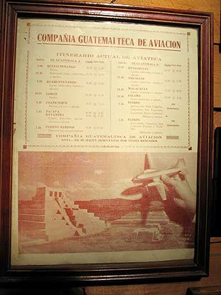 Aviateca, nota nostálgica