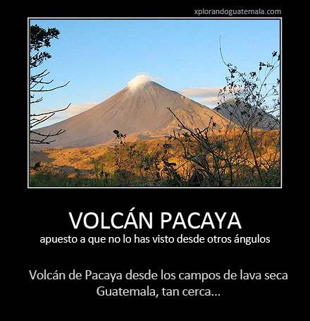 Volcán de Pacaya desde el otro lado