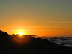 Amanecer en Monterrico. Fotografía: Edgar Estrada.