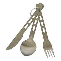 Los cubiertos metálicos, livianos y útiles en la montaña