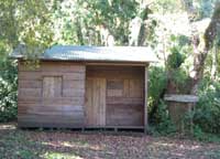 Cabaña cercana a la cima del Volcán San Pedro. Foto: Explorador. Cabaña cercana a la cima del Volcán San Pedro. Foto: Explorador.