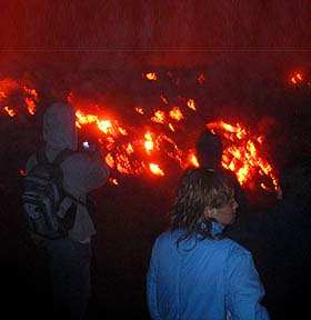 La cantidad de personas fue sorprendente, y en algunas partes se hacía cola en los senderos.