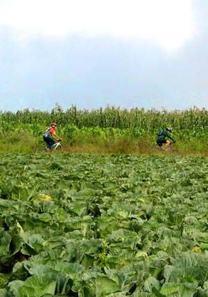 César y Nelson al finalizar un buen ascenso. Foto: Explorador