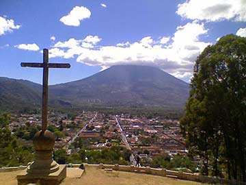 Panorámica desde el Cerro de la Cruz, La Antigua Guatemala