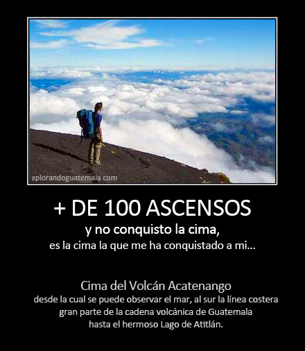 Conquistando la cima