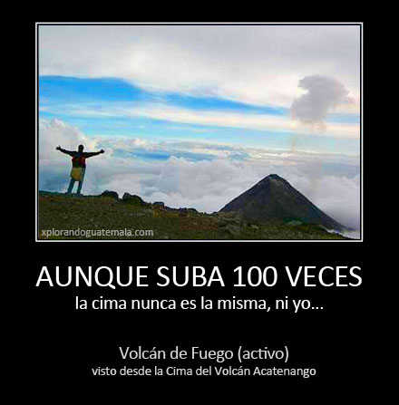 Aunque suba 100 veces siempre es diferente