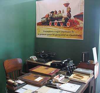 Antigua oficina de la estación del ferrocarril en Zacapa.