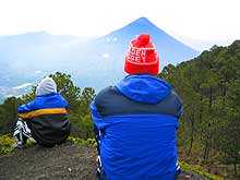 Vista del Volcán de Agua desde el Acatenango. Foto: Will Enríquez.